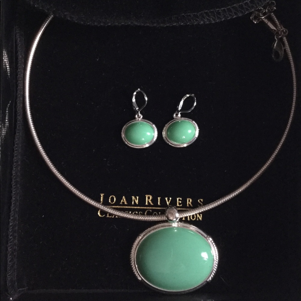 Necklace and earrings